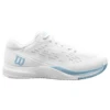 Rush Pro Ace Women's Tennis Shoe White & Baby Blue