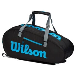 Wilson Ultra 9 Pack Black And Blue Tennis Bag