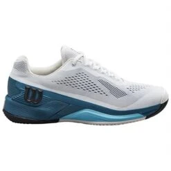 Wilson Rush Pro 4.0 Men's Tennis Shoe White/Blue Coral