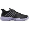 K-Swiss K- Swiss Women's Hypercourt Supreme Black/Purple Heather Tennis Shoes